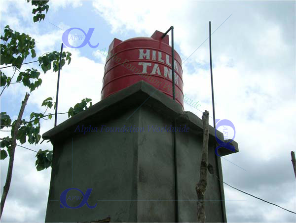 Water tower finishing