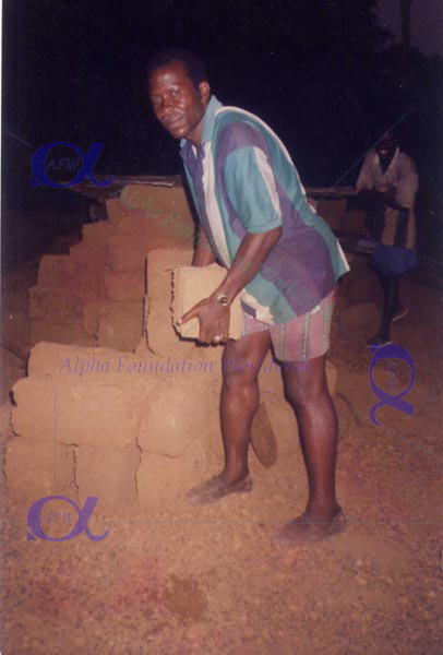 Late Hon M.B. Sama starting Kebba clinic foundation