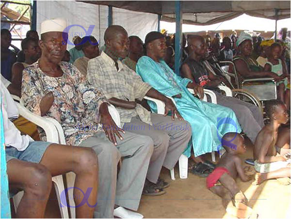 Amputee camp relief donation