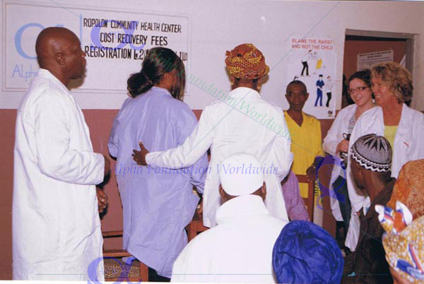 Ropolon clinic visit with Arms Around Africa